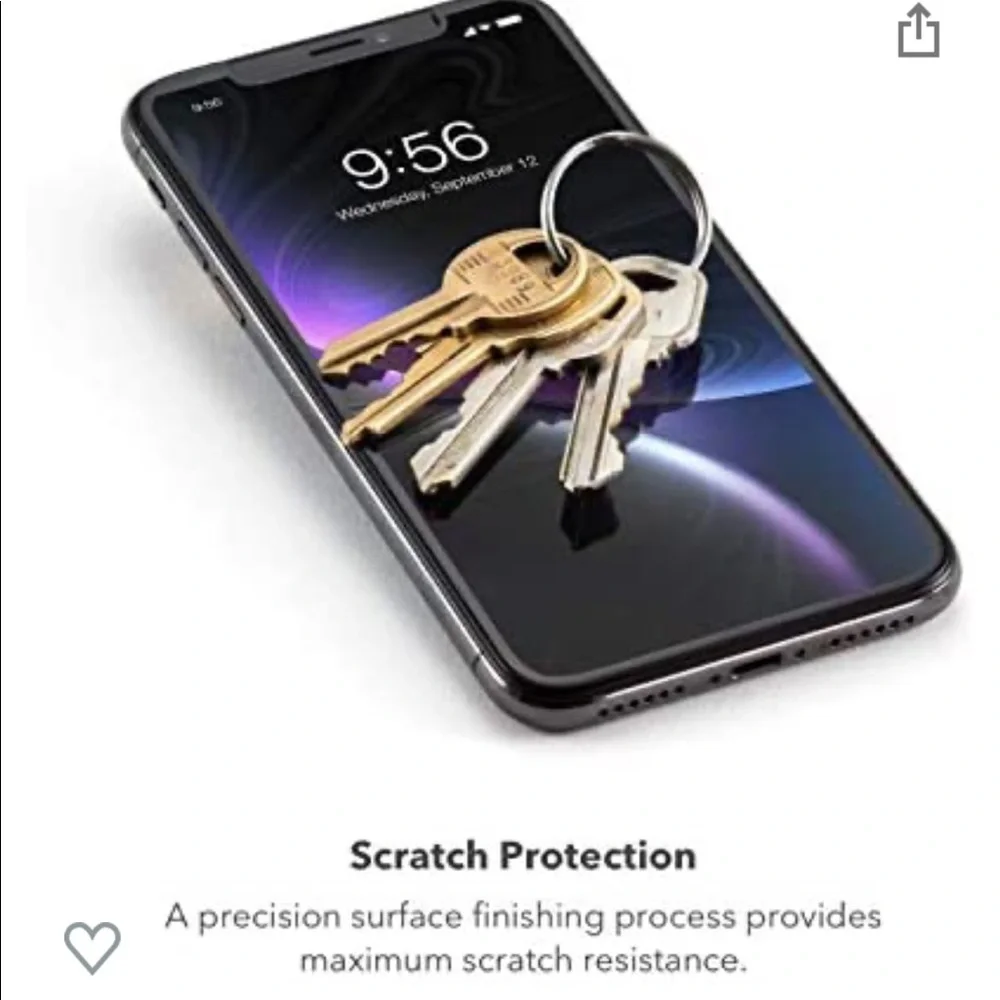 ZAGG - InvisibleShield Glass+ Screen Protector - Apple iPhone Xs MAX